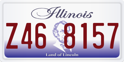 IL license plate Z468157