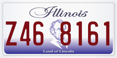 IL license plate Z468161