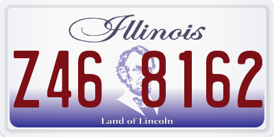 IL license plate Z468162
