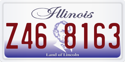 IL license plate Z468163