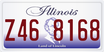 IL license plate Z468168