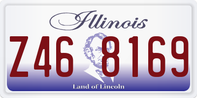 IL license plate Z468169