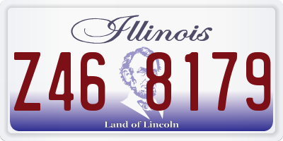 IL license plate Z468179