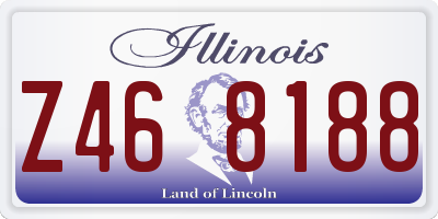 IL license plate Z468188
