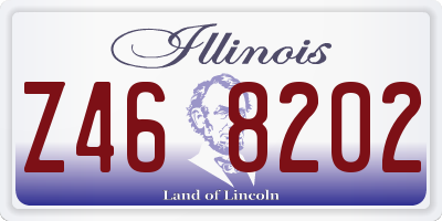 IL license plate Z468202