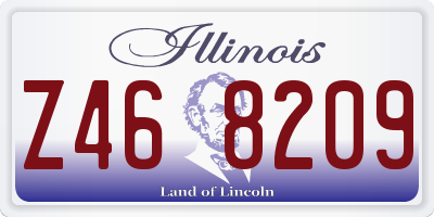 IL license plate Z468209