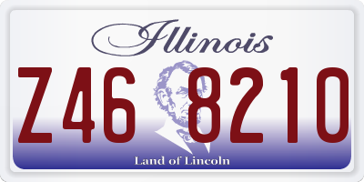IL license plate Z468210