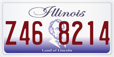 IL license plate Z468214