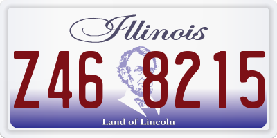 IL license plate Z468215