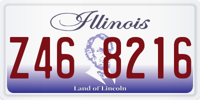 IL license plate Z468216