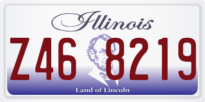 IL license plate Z468219