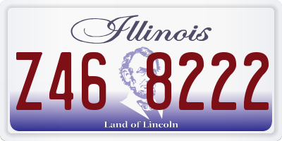 IL license plate Z468222