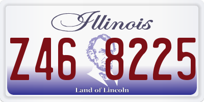 IL license plate Z468225