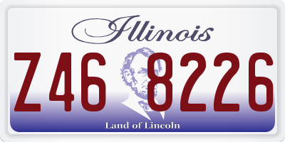 IL license plate Z468226