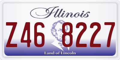 IL license plate Z468227
