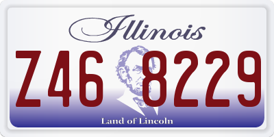IL license plate Z468229