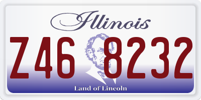 IL license plate Z468232