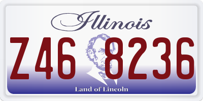IL license plate Z468236