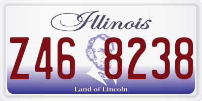 IL license plate Z468238
