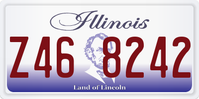 IL license plate Z468242