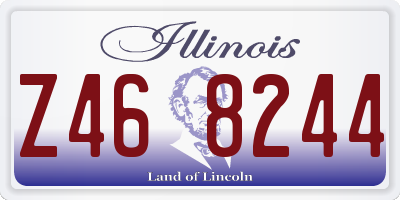 IL license plate Z468244