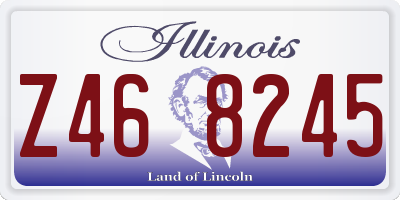 IL license plate Z468245