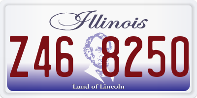 IL license plate Z468250