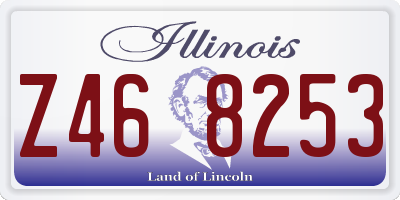 IL license plate Z468253