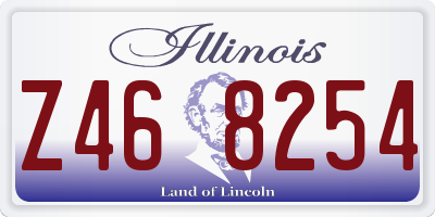 IL license plate Z468254