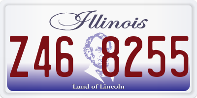 IL license plate Z468255
