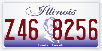 IL license plate Z468256