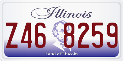 IL license plate Z468259