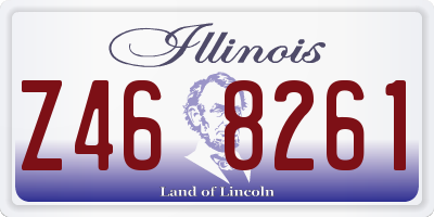 IL license plate Z468261