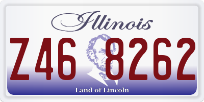 IL license plate Z468262