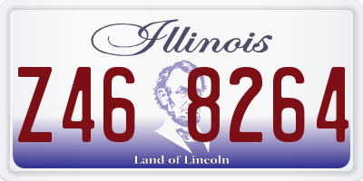 IL license plate Z468264