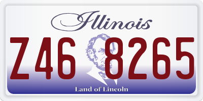 IL license plate Z468265
