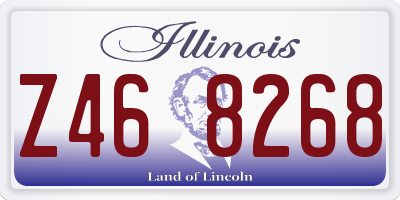 IL license plate Z468268