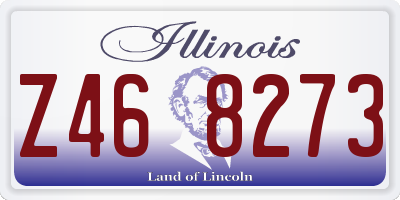 IL license plate Z468273