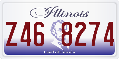 IL license plate Z468274