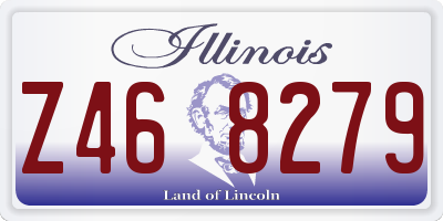 IL license plate Z468279
