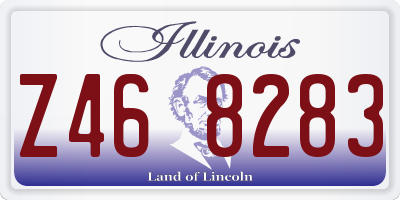 IL license plate Z468283