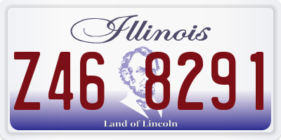 IL license plate Z468291