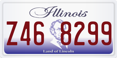 IL license plate Z468299