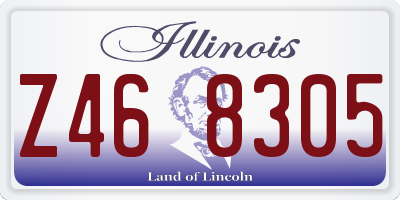 IL license plate Z468305