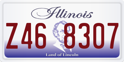 IL license plate Z468307
