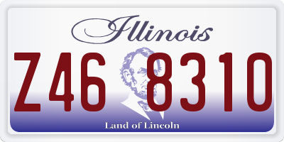 IL license plate Z468310