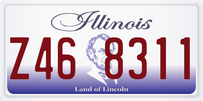 IL license plate Z468311