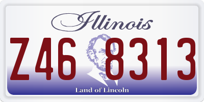 IL license plate Z468313