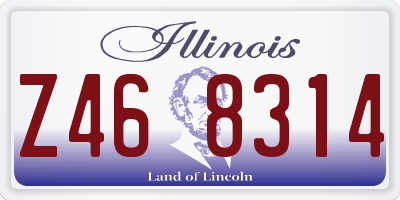 IL license plate Z468314