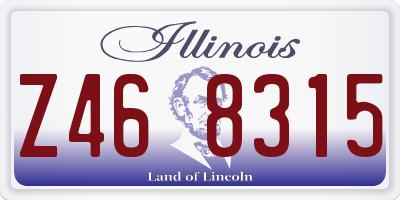 IL license plate Z468315